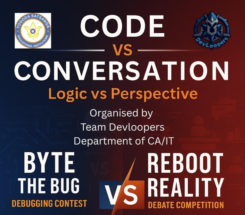 * BYTE THE BUG* – A Debugging/Coding Competition The department proudly hosted Byte the Bug, a dynamic and intellectually engaging coding competition for CA & IT students.